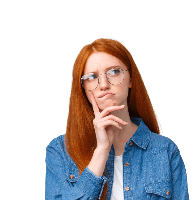 Woman with smartphone looking confused